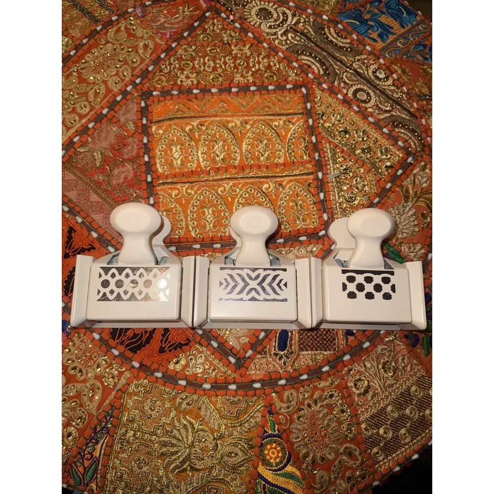 Lot of 3 Martha Stewart Crafts Border Punches Re38219 D611993 Scrapbooking Tools